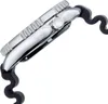 A close-up side view of a watch with a black strap. Produktbild-Vorschau