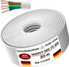 20-metrowy przewód plastikowy H05VV-F 5G0,75, biały, Podgląd zdjęcia produktu 1