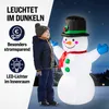 MONZANA® Aufblasbarer Schneemann XL 120cm LED Beleuchtet Produktbild-Vorschau 2