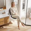 Toilettendeckel O Form WC-Sitze, Holzklobrille Marmor Produktbild-Vorschau 10
