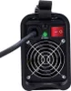 Close-up view of the back panel of a welding machine, showing a power switch, a fan, and a power cord. Produktbild-Vorschau