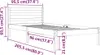 VidaXL 810415, 95,5 cm, 2,06 m, 69,5 cm, 900 x 2000 mm, 21 Produktbild-Vorschau 8