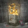 LED Lichterkette Seil - Deko-Tau - 20 warmweiße LED - L: 1m - Timer - Batterie - für Innen Produktbild-Vorschau