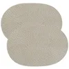Tischset 2er Set ecru oval 33x45 cm Basket Platzset Produktbild-Vorschau 1
