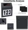 JOIEYOU Hausnummer Beleuchtet Solar mit 2 LEDs Solar Produktbild-Vorschau 3