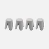 sweeek - 4er Set stapelbare Hocker, strukturierter Produktbild-Vorschau 3