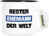Huuraa Emaille Tasse Bester Ehemann der Welt 300ml Vintage Produktbild-Vorschau 1