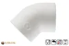 Ø 20mm, PPR Aqua Plus Winkel 45° in Weiß | Wasserrohr, Produktbild-Vorschau 3