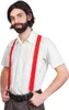 Boland Hosenträger Basic rot Anteprima dell’immagine prodotto 2