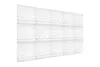HEXIM 3D Wandpaneele, EPS Styropor weiß - 60x60cm Paneele Produktbild-Vorschau 3