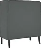 vidaXL Hoher Rücken Sofa 101cm Dunkelgrau Stoff Produktbild-Vorschau 3