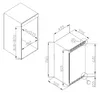 Amica - UKSD 361 961 - Unterbau-Kühlschrank mit Gefrierfach Produktbild-Vorschau 4
