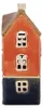 Clayre & Eef theelichthouder Haus, 12x9x22 cm, oranje, Productafbeelding-voorbeeld 4