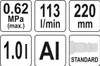 A grid of six squares, each containing text or an image representing product specifications. Produktbild-Vorschau