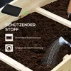 Outsunny vyvýšený záhon, 3-úrovňový kvetinový box, záhon na Náhľad obrázku produktu 5