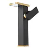 A modern black and gold faucet on a white background. Podgląd zdjęcia produktu