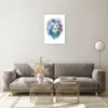 Bilder auf glas - Einteilig - Bunt Löwe Mähne - 50x70cm - Produktbild-Vorschau 7