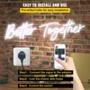 VEVOR Neonový světelný nápis 32 W, Better Together, neonový Náhled obrázku produktu 5