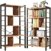 Bibliothèque échelle avec fleurs, style loft rustique Voir les images du produit 1