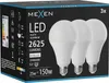 Mexen Nova 3x LED-Glühbirne E27, A95, 25W, Neutral - 4000K, Produktbild-Vorschau 1