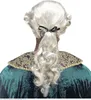 Marquis de Sade - Perruque avec cheveux gris - Perruque Voir les images du produit 2