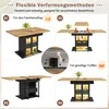 okwish Ausziehbarer Esstisch mit Glas-Schiebetüren und LED, Produktbild-Vorschau 5