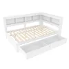 Flieks Holzbett Schlafsofa Tagesbett 140x200cm mit 2 Produktbild-Vorschau 9