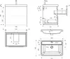 doporro Badmöbel-Set Waschtisch mit Unterschrank Produktbild-Vorschau 7
