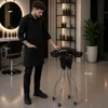 Pomocný kadernícky a kozmetický vozík so statívom na Náhľad obrázku produktu 5
