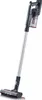 A black and silver cordless stick vacuum cleaner shown against a white background. Produktbild-Vorschau