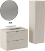 WENA Waschtischunterschrank 80 cm, geriffelte Fronten, Produktbild-Vorschau 3