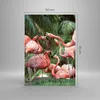 Bilder auf glas - Einteilig - Palmen Herde Flamingos - Produktbild-Vorschau 3