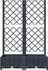 vidaXL Garten-Pflanzgefäß mit Spalier Blaugrau 80 x 40 x Produktbild-Vorschau 12