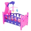 Puppenbett Mit Karussell-Bettdecke Und Kissen Gross Rosa Produktbild-Vorschau 2