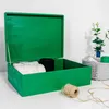 Creative Deco XL Caja de madera grande verde, 40 x 30 x 14 Vista previa de la imagen del producto 4