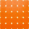 Jetons événementiels séparables en plastique en orange fluo Voir les images du produit 3