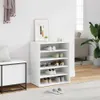 vidaXL Scarpiera bianca 60x35x70 cm Materiale a base di Anteprima dell’immagine prodotto 7