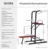 Kraftstation Reeves 180x95x210cm - schwarz Produktbild-Vorschau 7