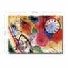 Opviq, 70100CS-007, Nachbildungative Leinwand-Wanduhr, Produktbild-Vorschau 3