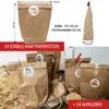 Adventskalender zum befüllen - 24 XL Kraftpapiertüten mit Produktbild-Vorschau 4