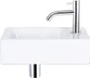 Differnz Handwaschbecken-Set Hura L 40 x 22 cm Keramik weiß Produktbild-Vorschau 1