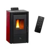 Vzduchové peletové kachle Anita 9,4 kW Sannover bordeaux Náhľad obrázku produktu 1