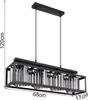 Globo Lighting Lampe à suspendre métal noir mat, 4x E27 Voir les images du produit 3