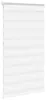 Store double vidaXL blanc 80 x 150 cm, largeur du tissu Voir les images du produit 2