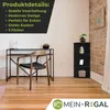 Coemo Eckregal Corner 60 aus Holz 3 Etagen Schwarz Produktbild-Vorschau 4