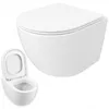 Rimless-WC-Becken mit Soft-Close-Funktion, duroplastische Produktbild-Vorschau 5