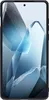 A smartphone with a black case and a wallpaper of abstract geometric shapes. Produktbild-Vorschau