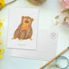 Mr. & Mrs. Panda Postkarte Affe - Weiß - Geschenk, Liebe, Produktbild-Vorschau 3