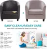 Topchances 2 kusy kryt židle Club Chair Slipcover, Velvet Náhled obrázku produktu 8