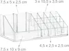 Relaxdays 10023135, 24 lades, acryl, transparant, 1 stuk, Productafbeelding-voorbeeld 5